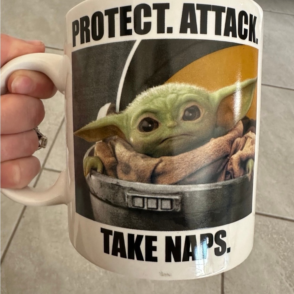 Baby Yoda Mug with Quote